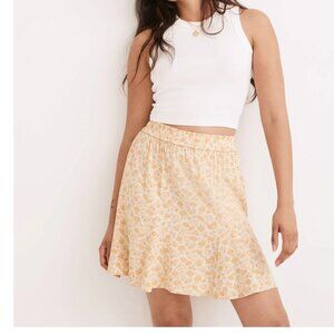Madewell Pull-On Swing Mini Skirt in Piccola Floral Size XXS